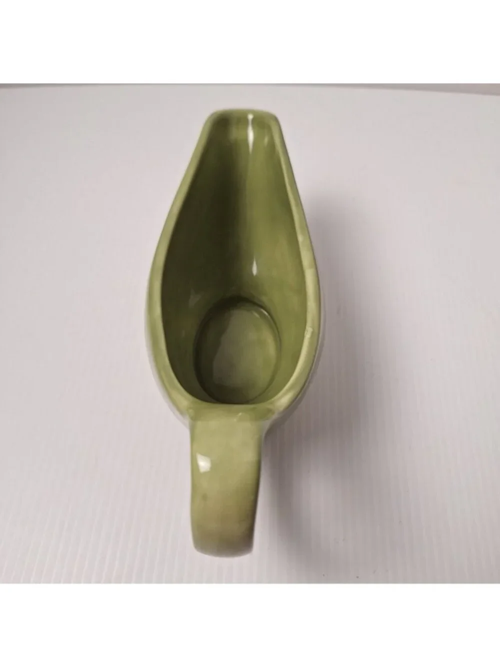 POTTERY BARN GRAVY/SAUCE BOWL SAGE GREEN SAUSALITO DINNERWARE PATTERN 9